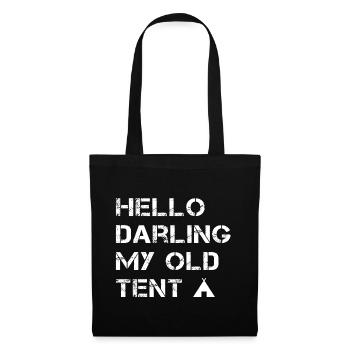 Hello Darling My Old Tent - Tote Bag - black - Front