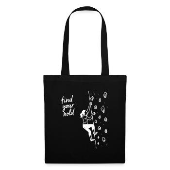 Femmes chemises de bloc – Trouvez vos marques - Sac en tissu - noir - Devant
