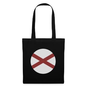Alabama round flag - Tote Bag - black - Front