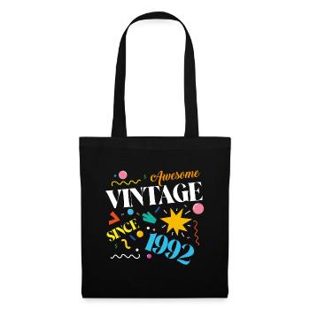 Millésime 1992 - Sac en tissu - noir - Devant