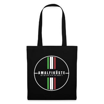 Amalfi Coast Coordinates - Tote Bag - black - Front