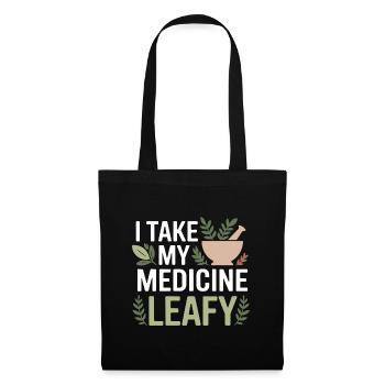 Herbalist I Take My Medicine Leafy Professional  - Tote Bag - black - Front