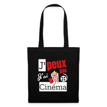 Ich kann kein Kino haben. - Stoffbeutel - Schwarz - Vorne