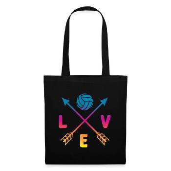 Volleyball Love - Tote Bag - black - Front
