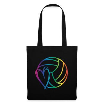 Volleyball Love - Tote Bag - black - Front