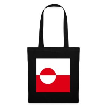 Groenland - Sac en tissu - noir - Devant
