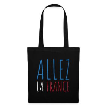 Allez la France Football - Sac en tissu - noir - Devant