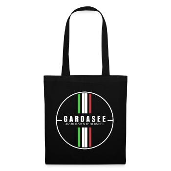 Lake Garda Coordinates - Tote Bag - black - Front