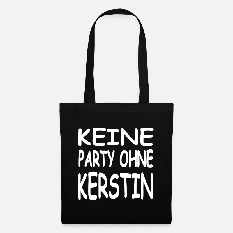 Kerstin - Stoffbeutel - Schwarz