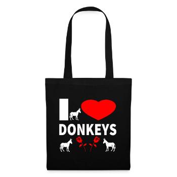 donkey - Tote Bag - black - Front