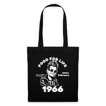 60th Birthday Pogo for life since 02/1966 - Tote Bag - black - Front