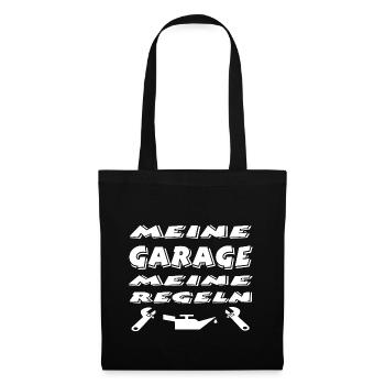 Garage - Sac en tissu - noir - Devant