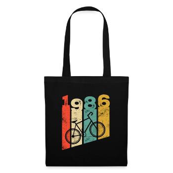 Millésime 1986 - Sac en tissu - noir - Devant