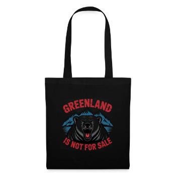 Le Groenland n’est pas à vendre ! - Groenland / Grønland - Sac en tissu - noir - Devant