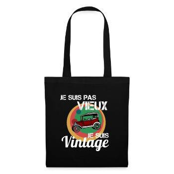 I'm Not Old Vintage Automobile - Tote Bag - black - Front