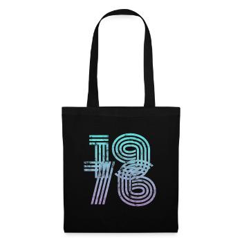 Millésime 1976 - Sac en tissu - noir - Devant