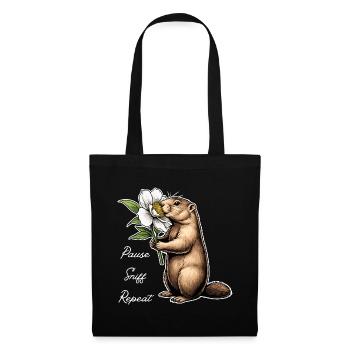 Marmot : Vas-y, renifle, continue - Sac en tissu - noir - Devant