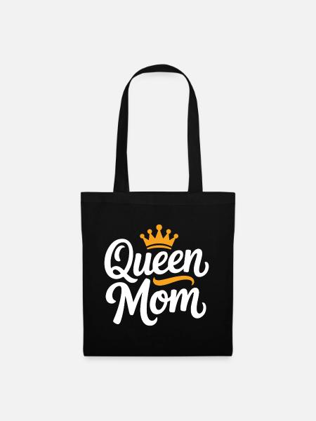 Queen Mom - Stoffbeutel - Schwarz