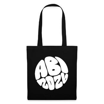Motif de cercle de police de la police blob - Sac en tissu - noir - Devant