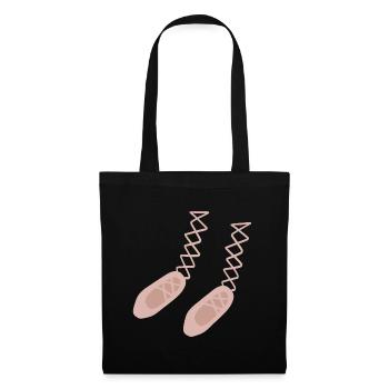 ballet slippers - Tote Bag - black - Front