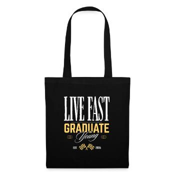 Graduate Young - Stoffbeutel - Schwarz - Vorne