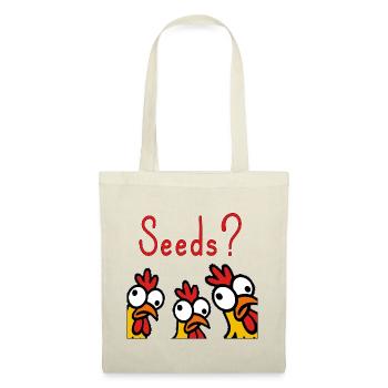 Crazy Chickens Eating Grains Hobby - Tote Bag - nature - Front