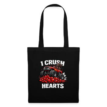 Saint-Valentin Je brise le cœur Sasquatch du Bigfoot - Sac en tissu - noir - Devant