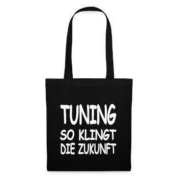 tuning - Tote Bag - black - Front