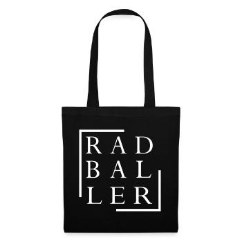 Radball, Radballer, Hallenradsport - Stoffbeutel - Schwarz - Vorne