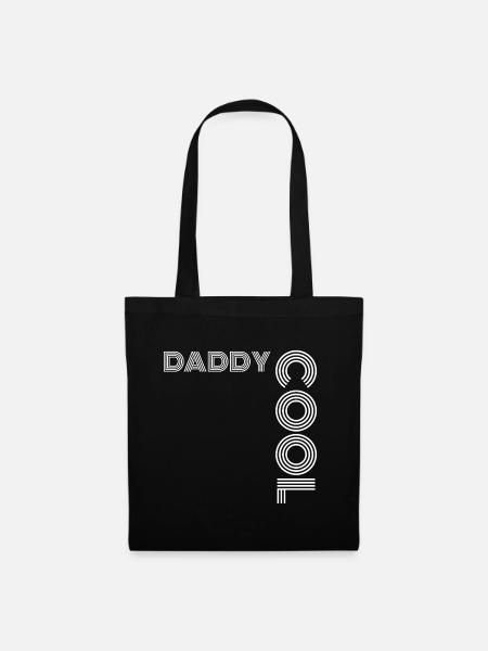 Daddy Cool Vater Geschenk - Stoffbeutel - Schwarz