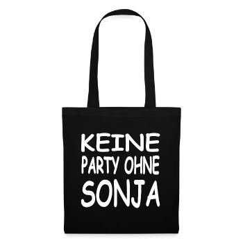 Sonja - Stoffbeutel - Schwarz - Vorne