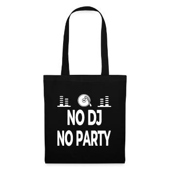 Parti - Sac en tissu - noir - Devant