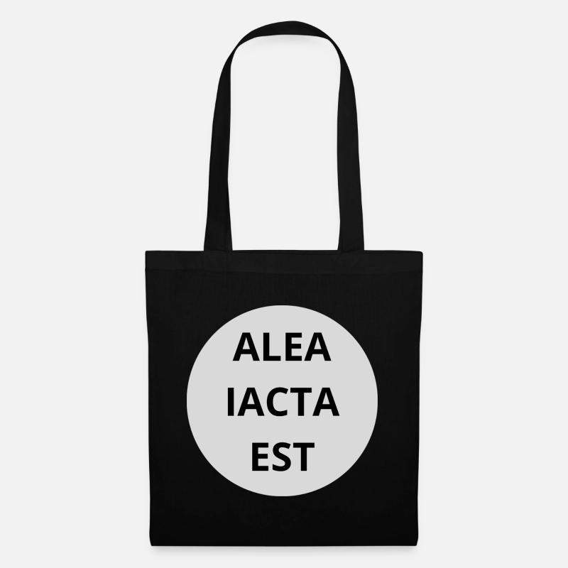 Alea Iacta est - Sac en tissu - noir