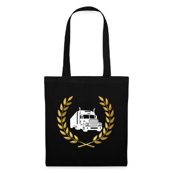 Truck crest - Tote Bag - black - Front