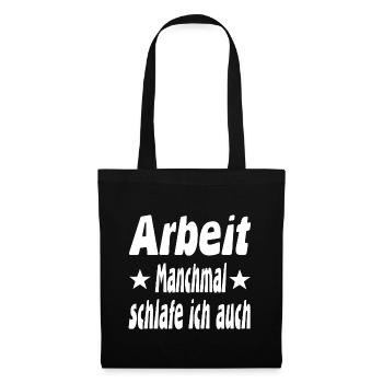 Work - Tote Bag - black - Front