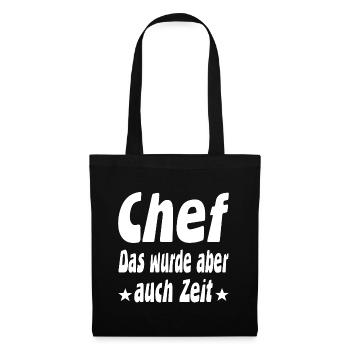 patron - Sac en tissu - noir - Devant