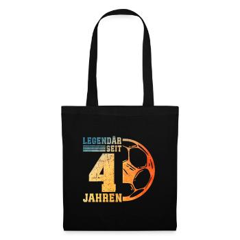 4th Birthday 4 Years Young Kids Soccer - Tote Bag - black - Front