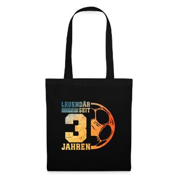 3rd Birthday 3 Years Young Kids Football - Tote Bag - black - Front