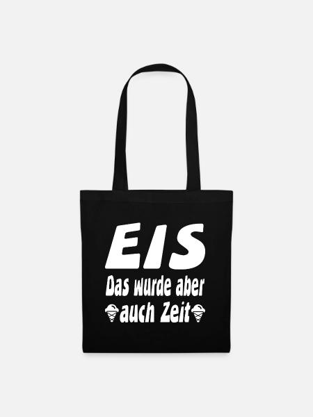 Eis - Stoffbeutel - Schwarz