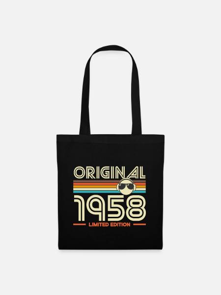 Originale Retro-Edition von 1958 - Stoffbeutel - Schwarz