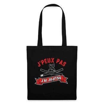 J'peux pas Jiu Jitsu T-shirt - Sac en tissu - noir - Devant