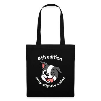 4th Edition - White - Tote Bag - black - Front