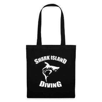 PLONGÉE SUR L’ÎLE DES REQUINS - Sac en tissu - noir - Devant