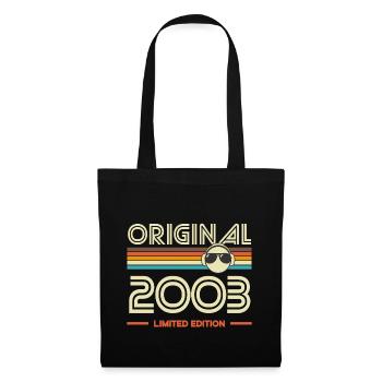 Original 2003 Retro Logo - Sac en tissu - noir - Devant