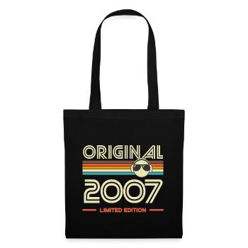 Originale limitierte Retro-Streifen von 2007 - Stoffbeutel - Schwarz - Vorne