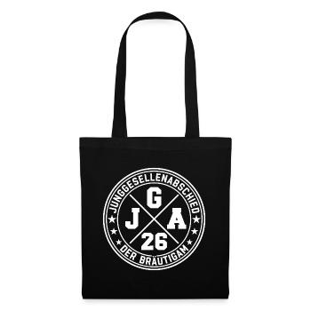 Enterrement de vie de garçon 2026 Enterrement de vie de garçon Le Marié - Sac en tissu - noir - Devant
