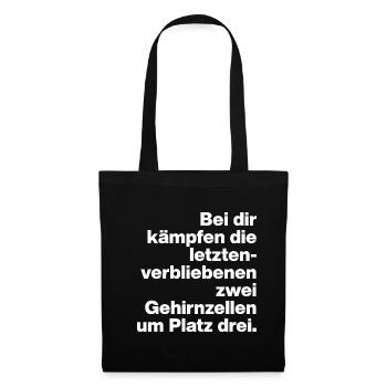 BRAIN TEASERS, SARCASM, CHEEKY FIGHT WITH YOU - Tote Bag - black - Front