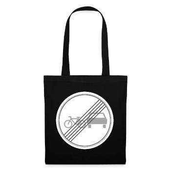 Overtaking by bike allowed again - Tote Bag - black - Front