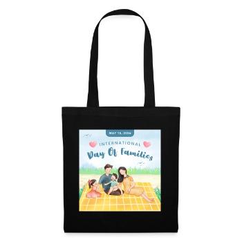 Family First – Heartwarming Family Love Des - Sac en tissu - noir - Devant
