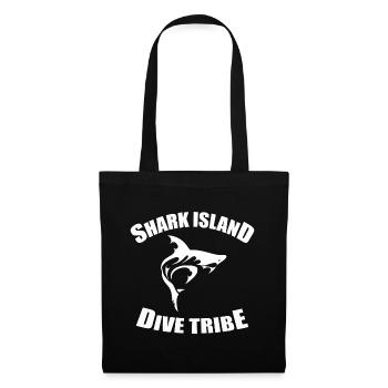 Tribu de plongée de l'île aux requins - Sac en tissu - noir - Devant
